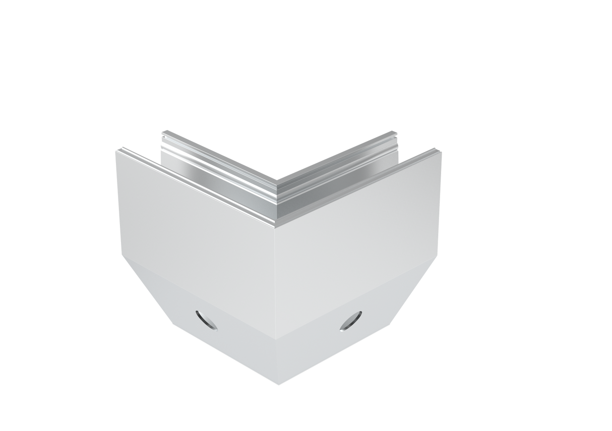 Profil balustrady szklanej Al-boczny