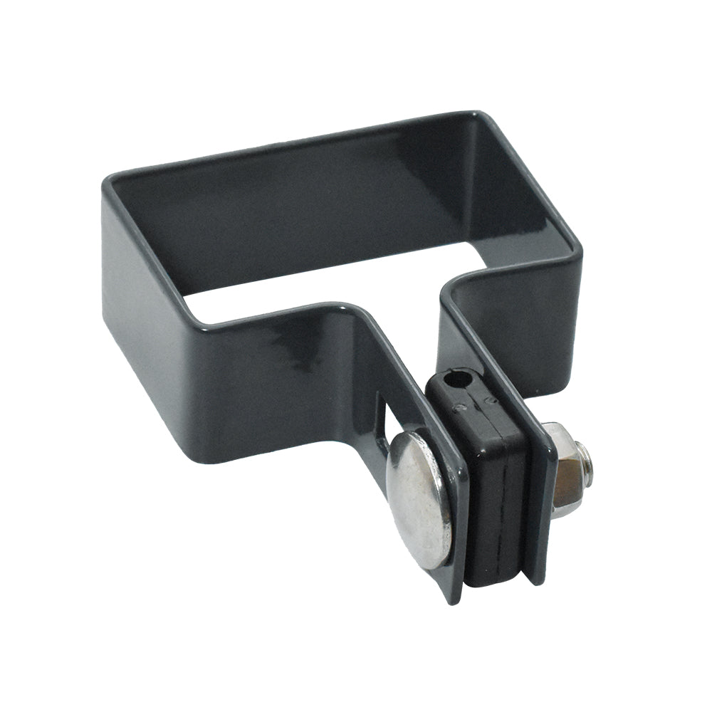 Końcówka uchwytu na słupek ZnPVC 60x40mm antracyt