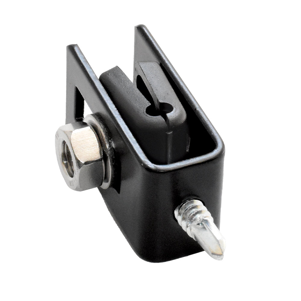 Uchwyt panelu "U" ZnPVC czarny M