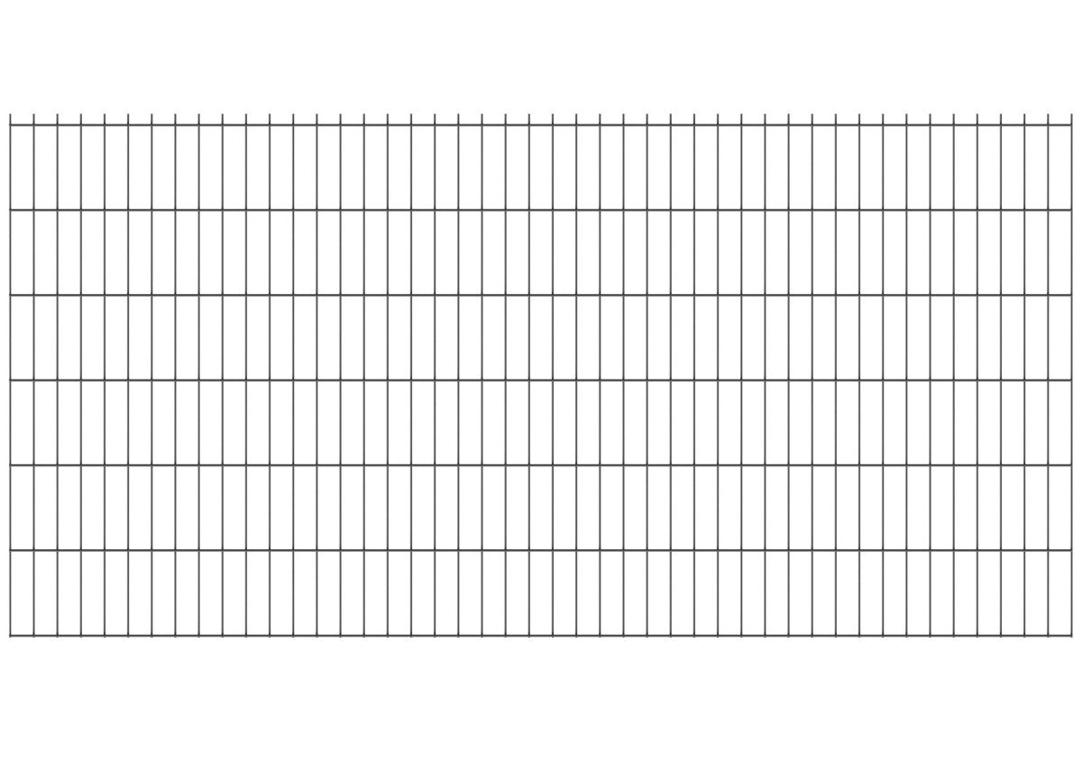 Zváraný plotový panel N2D 2500x1230mm D5/4/5mm antracit