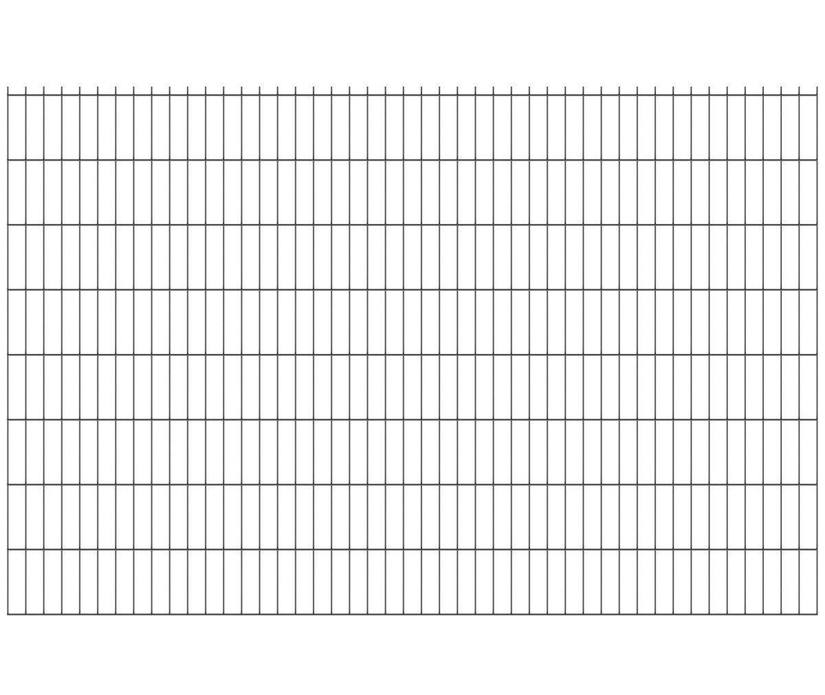 Zgrzewany panel ogrodzeniowy N2D 2500x1630mm D5/4/5mm antracyt