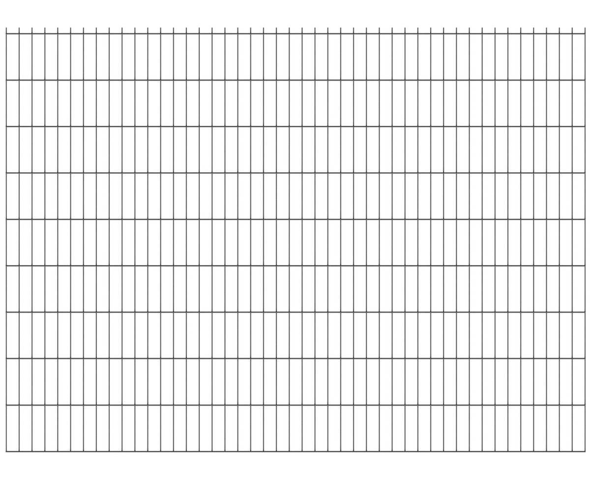 Spawany panel ogrodzeniowy N2D 2500x1830mm D5/4/5mm antracyt