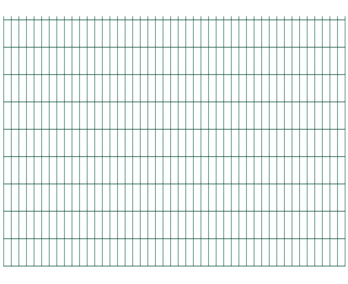 Zváraný plotový panel N2D 2500x1830mm D5/4/5mm zelená