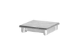 Aluminiowa zaślepka słupka 80x80 płaska - naturalna