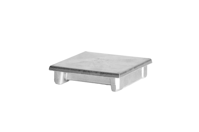 Aluminiowa zaślepka słupka 80x80 płaska - naturalna