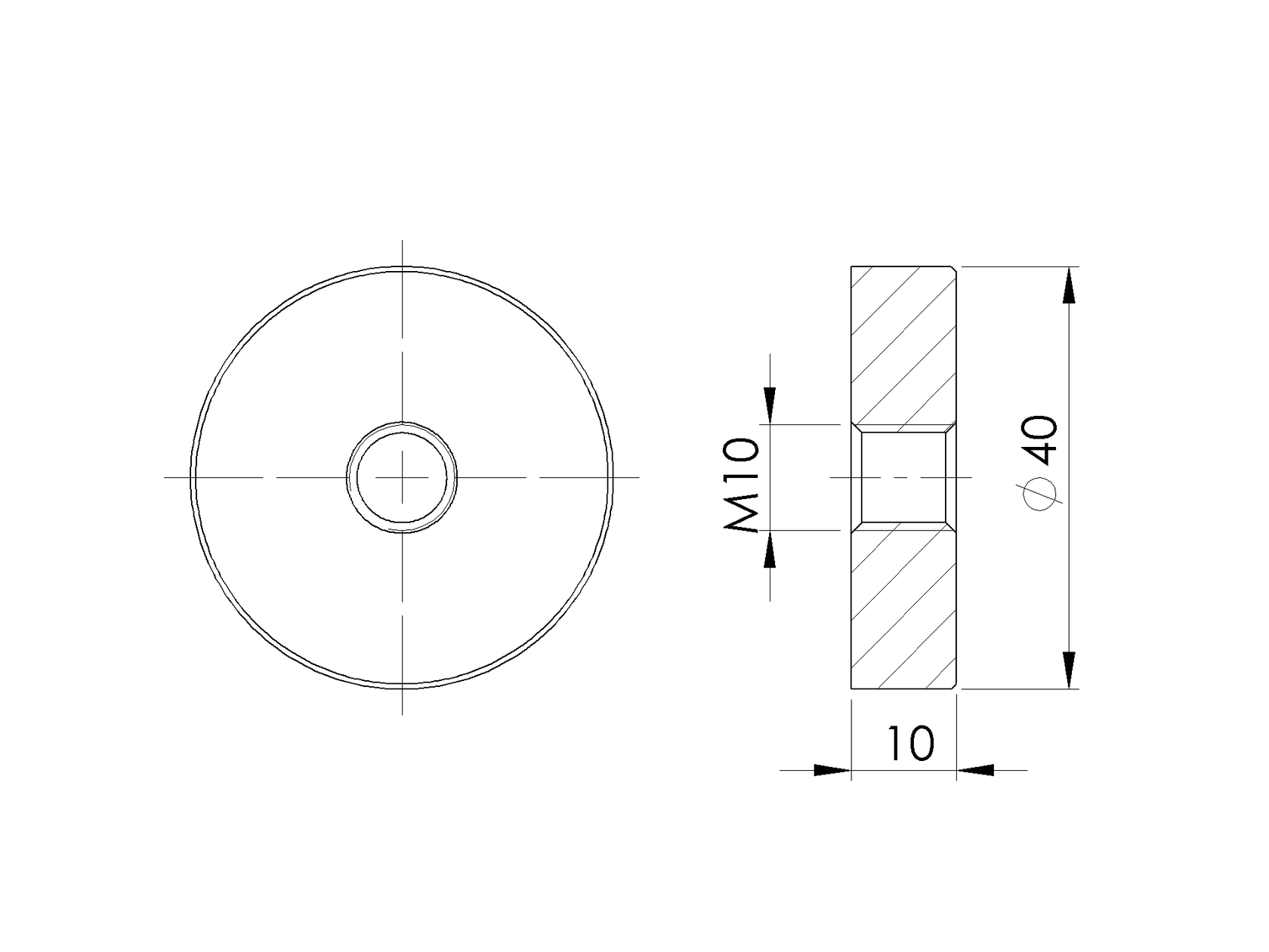 Uchwyt punktowy szkła