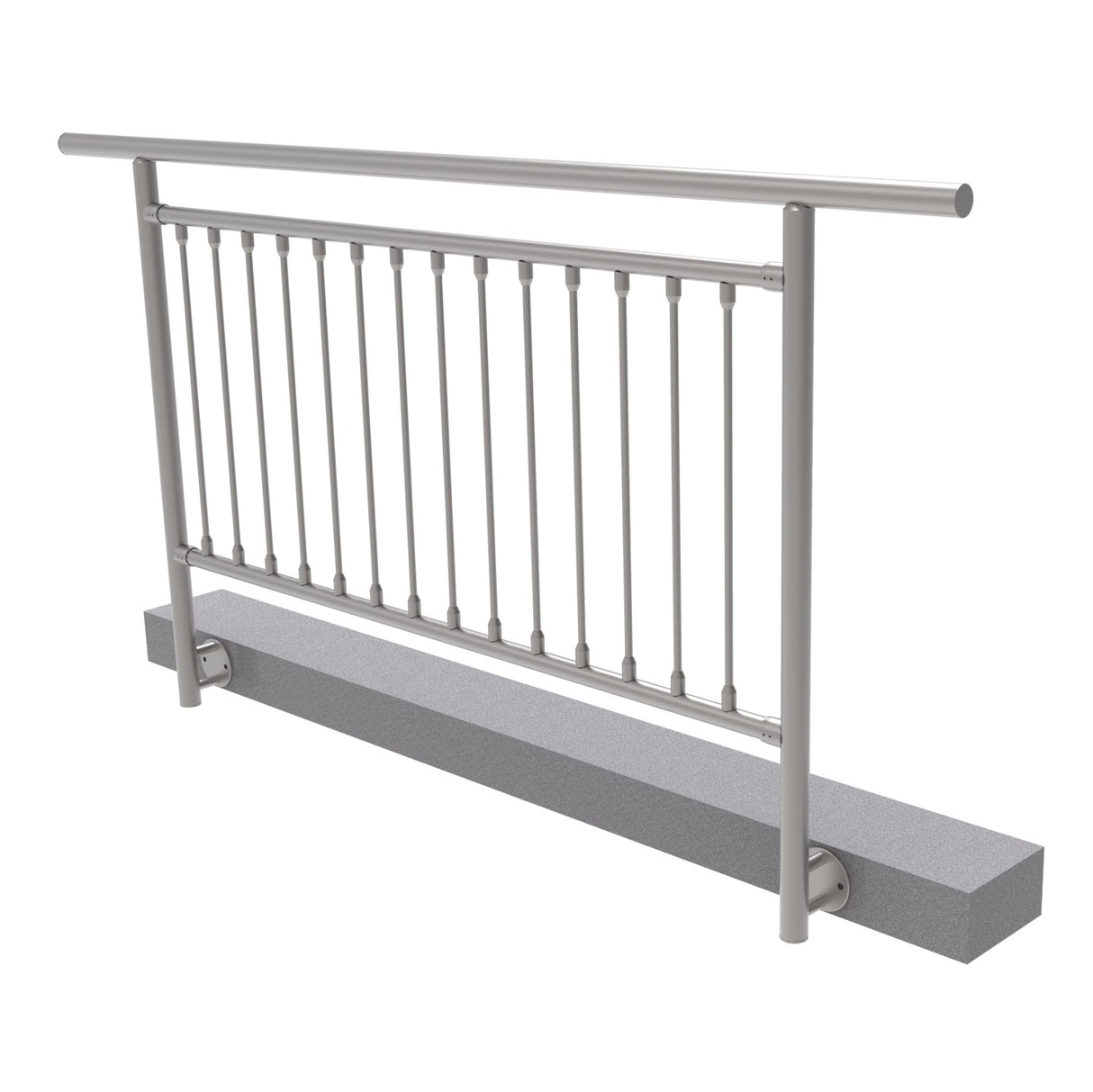 Balustrada nierdzewna pionowa BR AISI304, D42,4/d1