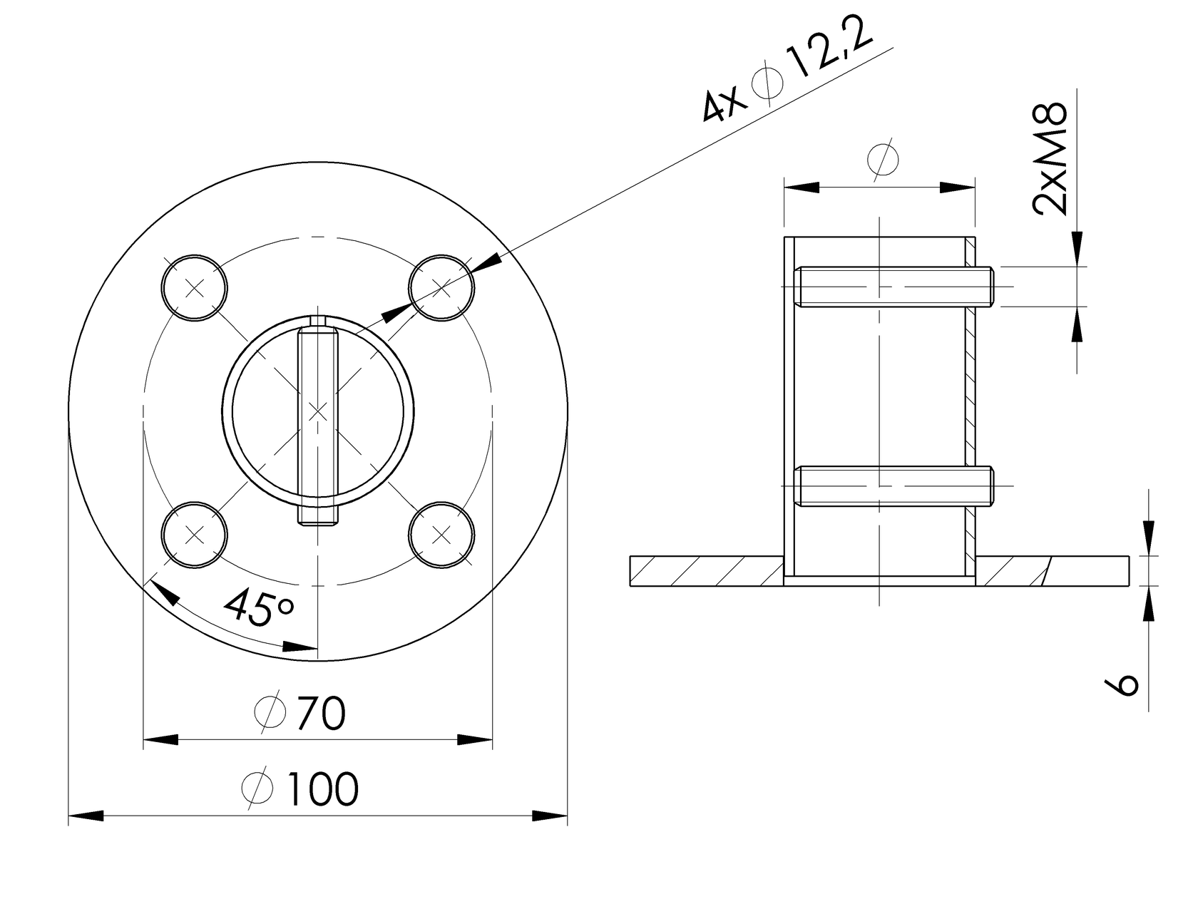 Stal nierdz-Mocowanie