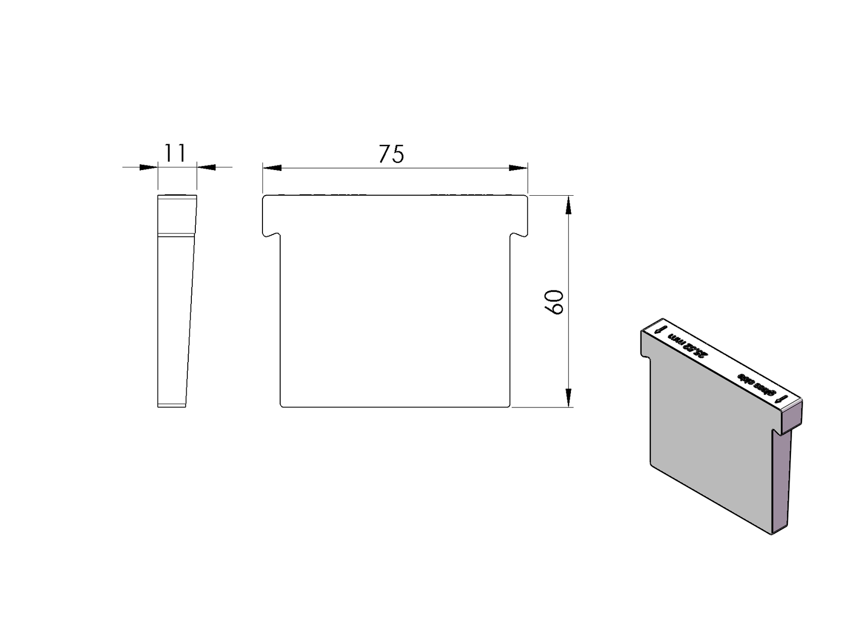 PVC Mocowanie do szkła