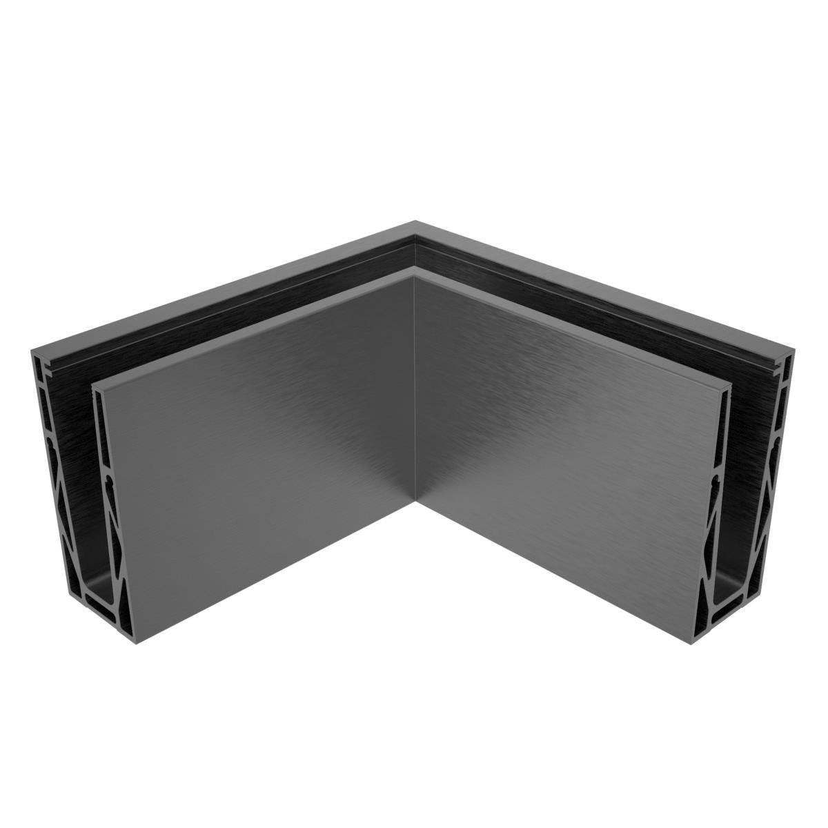 Profil balustrady szklanej Al AL/ELOX/Satin L195mm