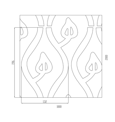 Designowa blacha 3D - Zn