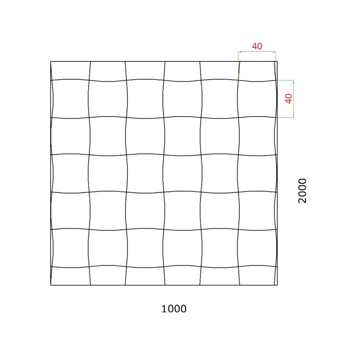 Designowa blacha 3D - Zn