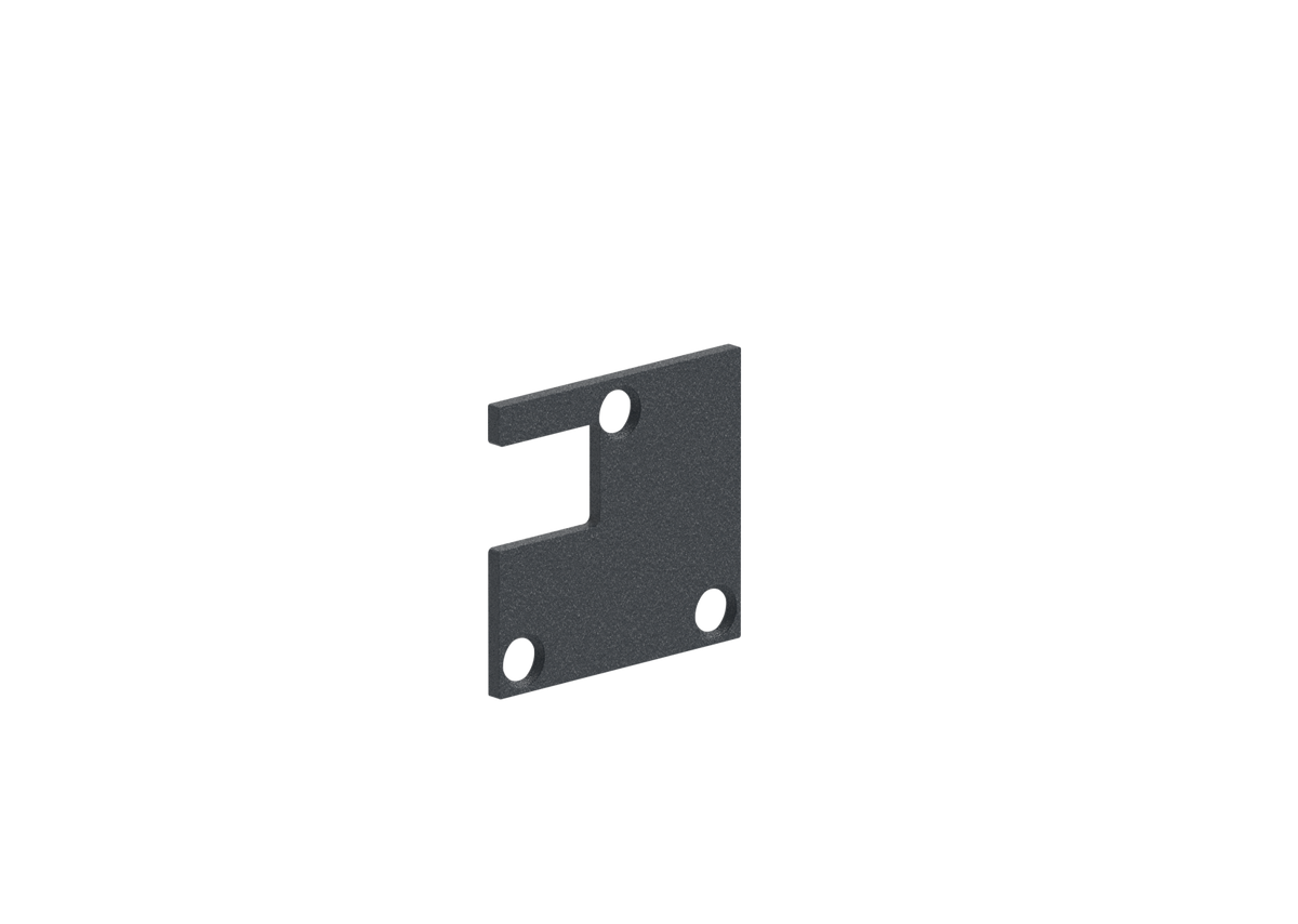 Aluminiowa zaślepka słupka 56x60 - Antracyt RAL 7016