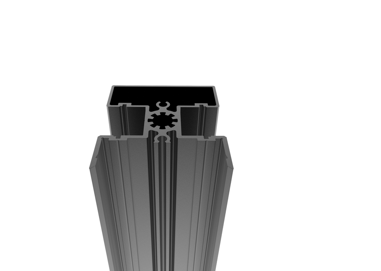 Aluminiowy słupek ogrodzeniowy 50x60-6000mm R7016