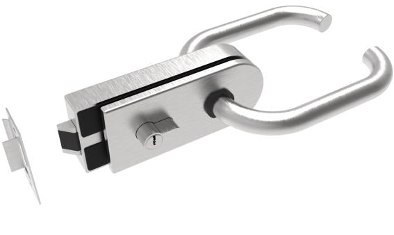 Zamek s klamka i wkładkę AISI304 PZ