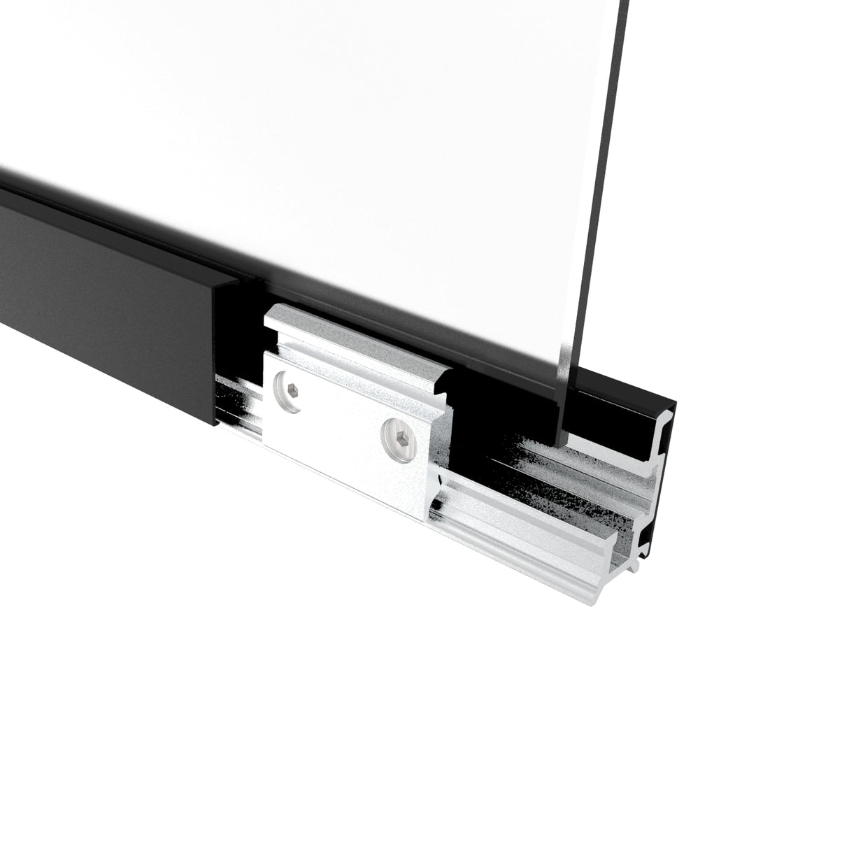 listwa zasciskowa do zabudowy szklannej