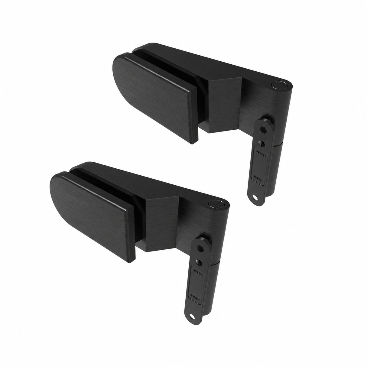 Záves pre sklenené dvere AL, 8,10mm BLACK