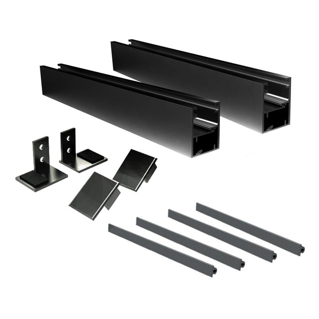 Francuskie okno Aluminiowa rama bez szkła