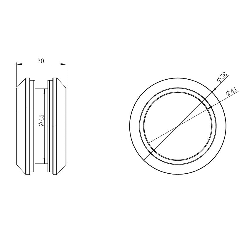 Pochwyt drzwi przesuwnych