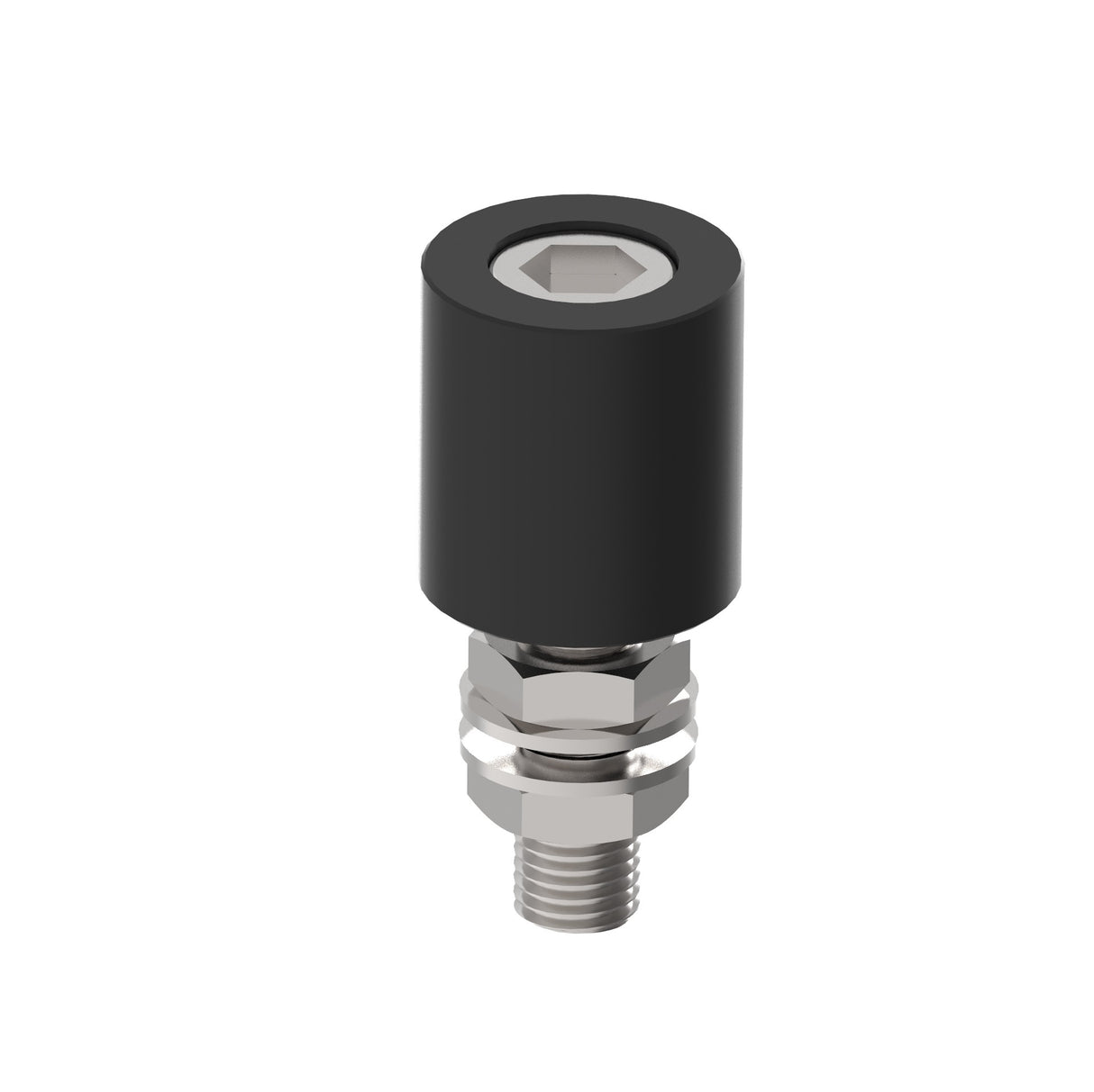 Rolka tworzywowa Zn, D42mm, black