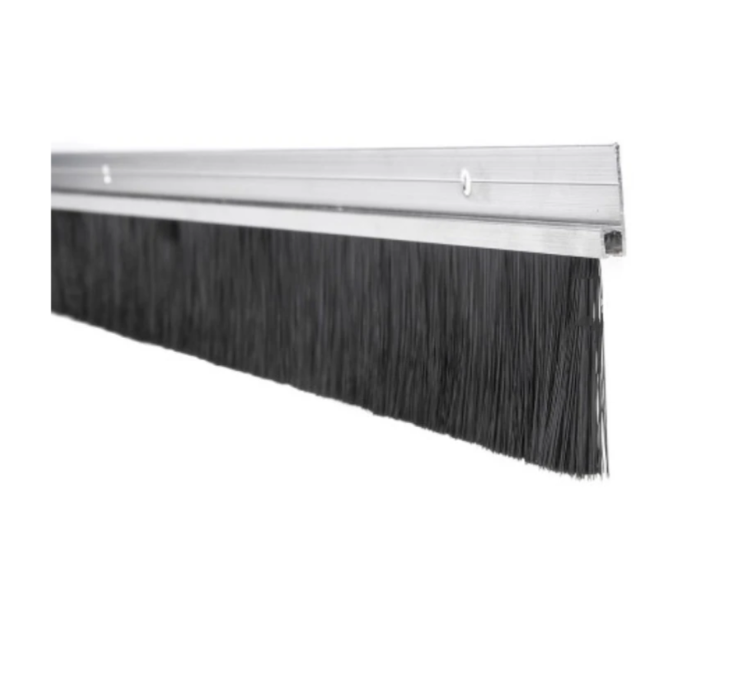Uszczelka aluminiowa ze szczotką do drzwi i bram