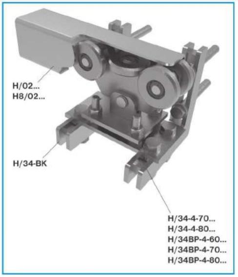 Platňa pre bočné kotvenie k vozíkom H/34