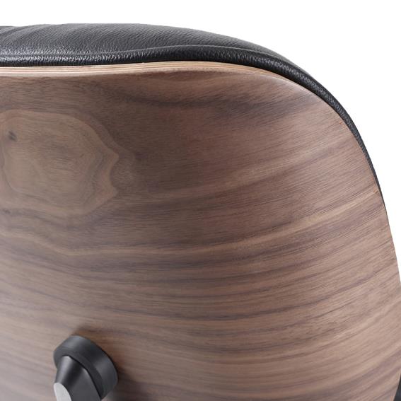 Ergonomiczny fotel idealny Charles & Ray Eames replika orzech