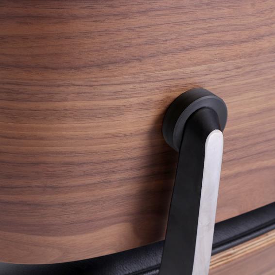 Ergonomiczny fotel idealny Charles & Ray Eames replika orzech