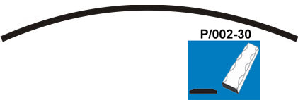 Łuk obły P/002B-30x5, P200, L1940mm
