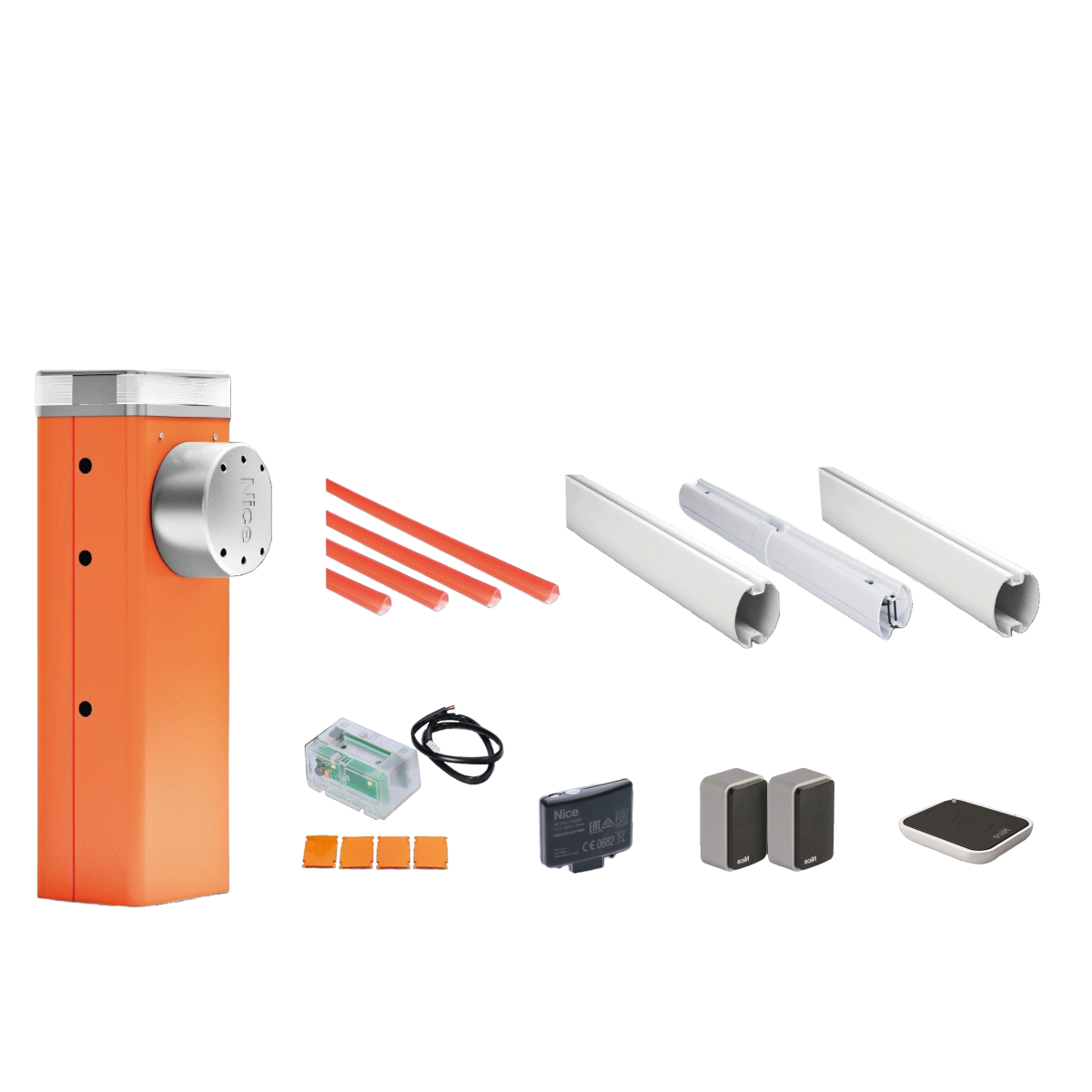 Szlaban elektromechaniczny Nice, max 7m