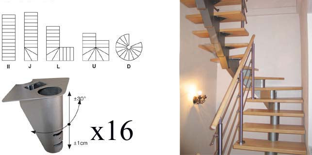 Schody-segment V 3040-2740mm