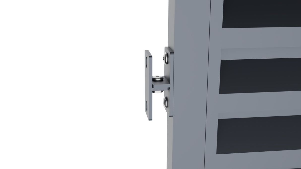 Plotové pole hliníkové 2000x1500mm lamela antr.