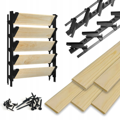 Pohyblivý plastový systém - žalúziový - pár (ľavý + pravý)