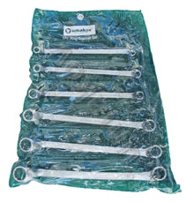 Komplet kluczy oczkowych odgiętych spanners (6x7,