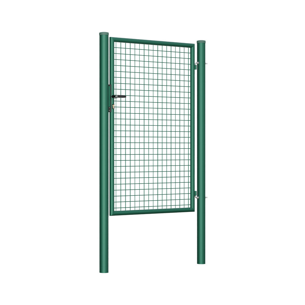 Bránka 1kr. ROUND ZnPVC 1000x1500mm, D75mm, zelená