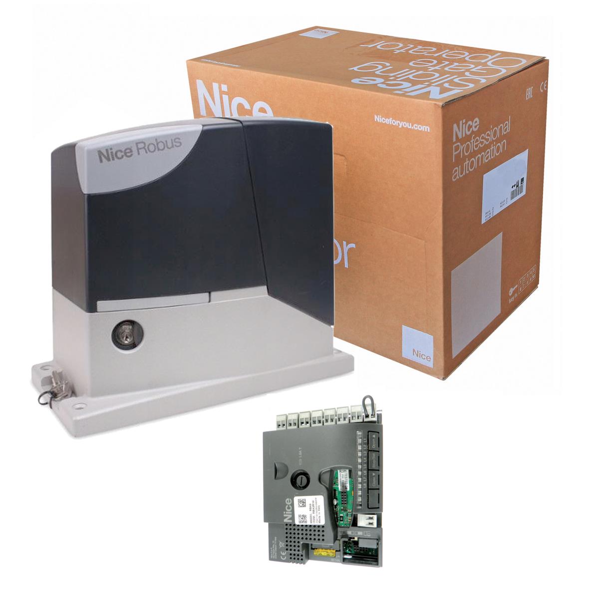 Napęd NICE do bram przesuwnych z elektroniką max 400kg