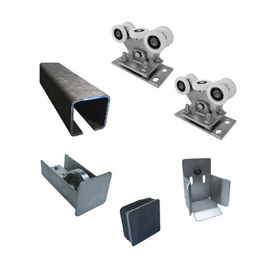 Zestaw do bramy Przesuwnej Fe, NYLON, 70x70mm