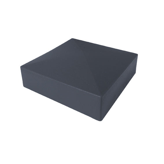 Aluminiowa zaślepka/nakładka na słupek 70x70mm, Antracyt RAL 7016