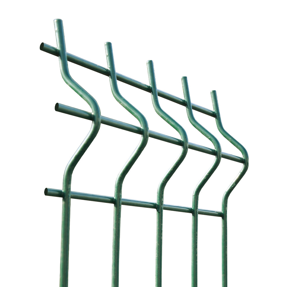 Zváraný plotový panel 3D ZnPVC 2500x1530x5mm zelená