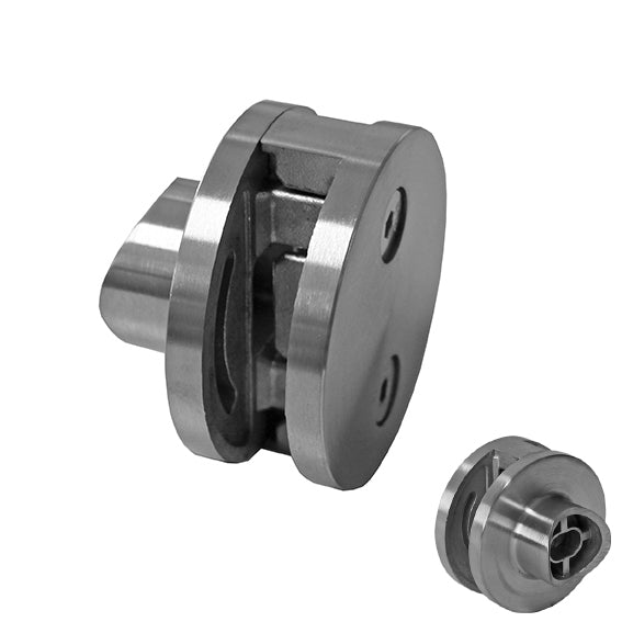 Nierdzewny uchwyt szkła obły