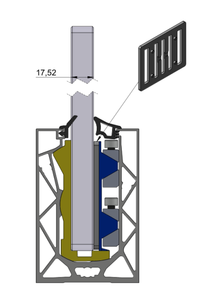 AL-profil, pin łączący