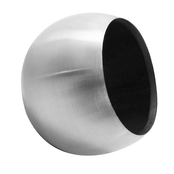 Zakończenie nierdzewne na rurę 42 kula AISI304, D6
