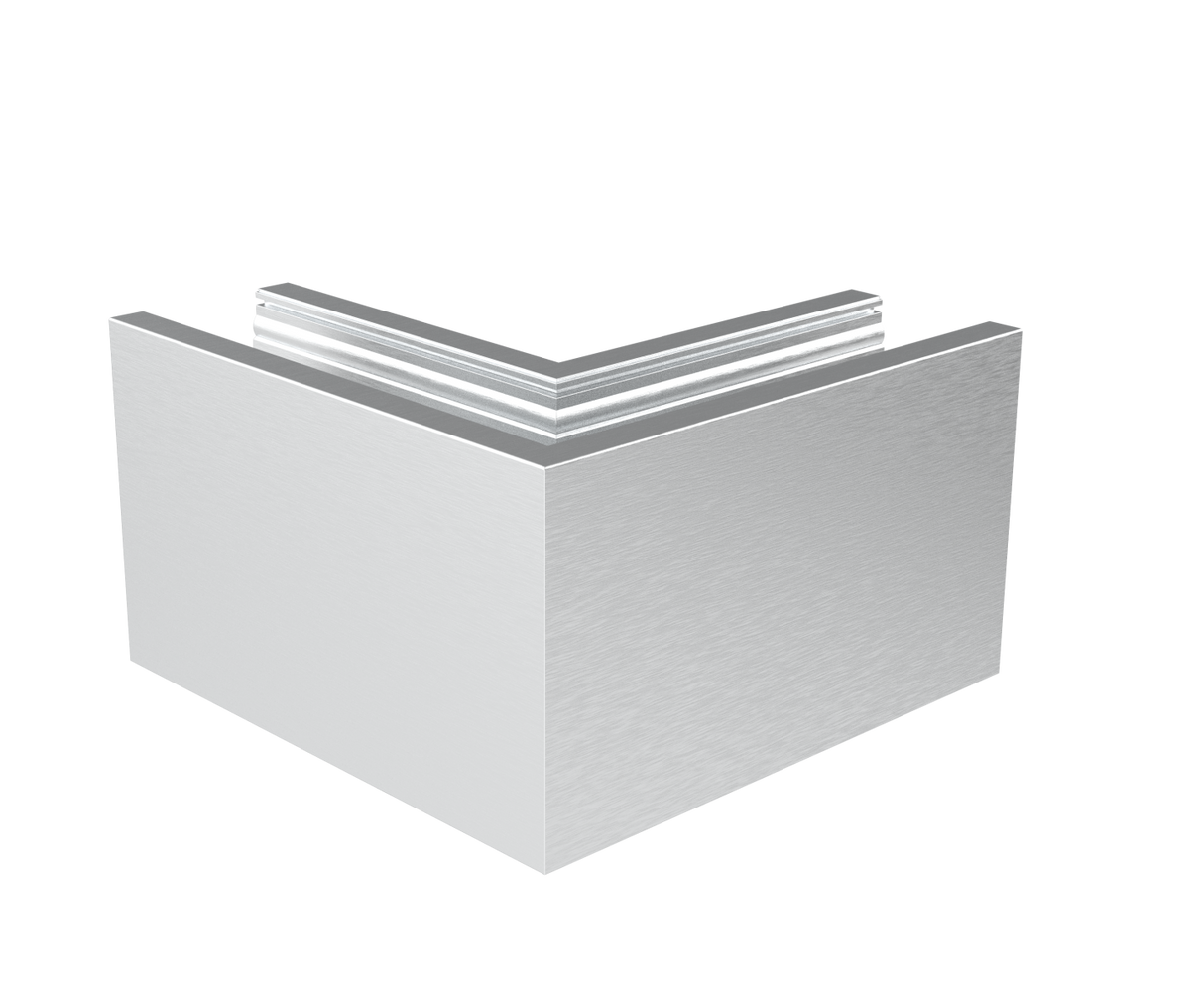 Profil balustrady szklanej Al AL/ELOX/Satin L195mm