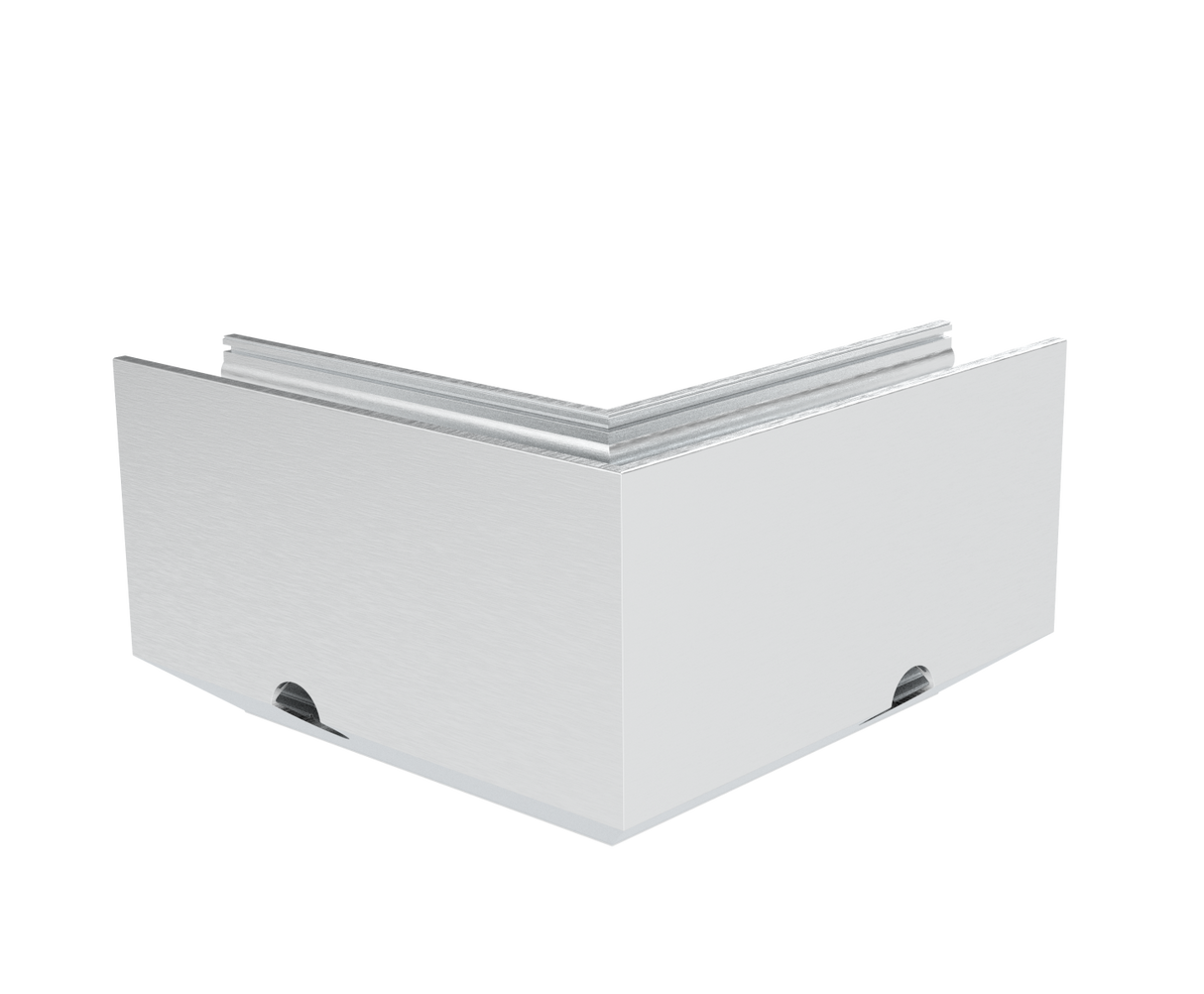 Profil balustrady szklanej Al-boczny