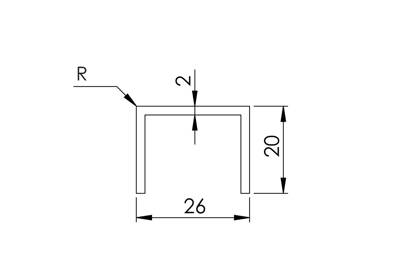 Poręcz aluminiowa AL