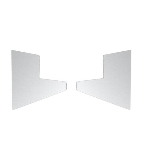 Aluminiowa daszka  profil 100x80mm +2°zaślepka