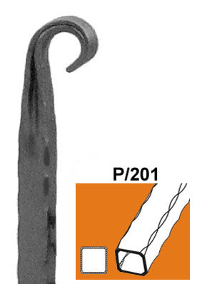 Zakończenie ramy h300, t2,5mm