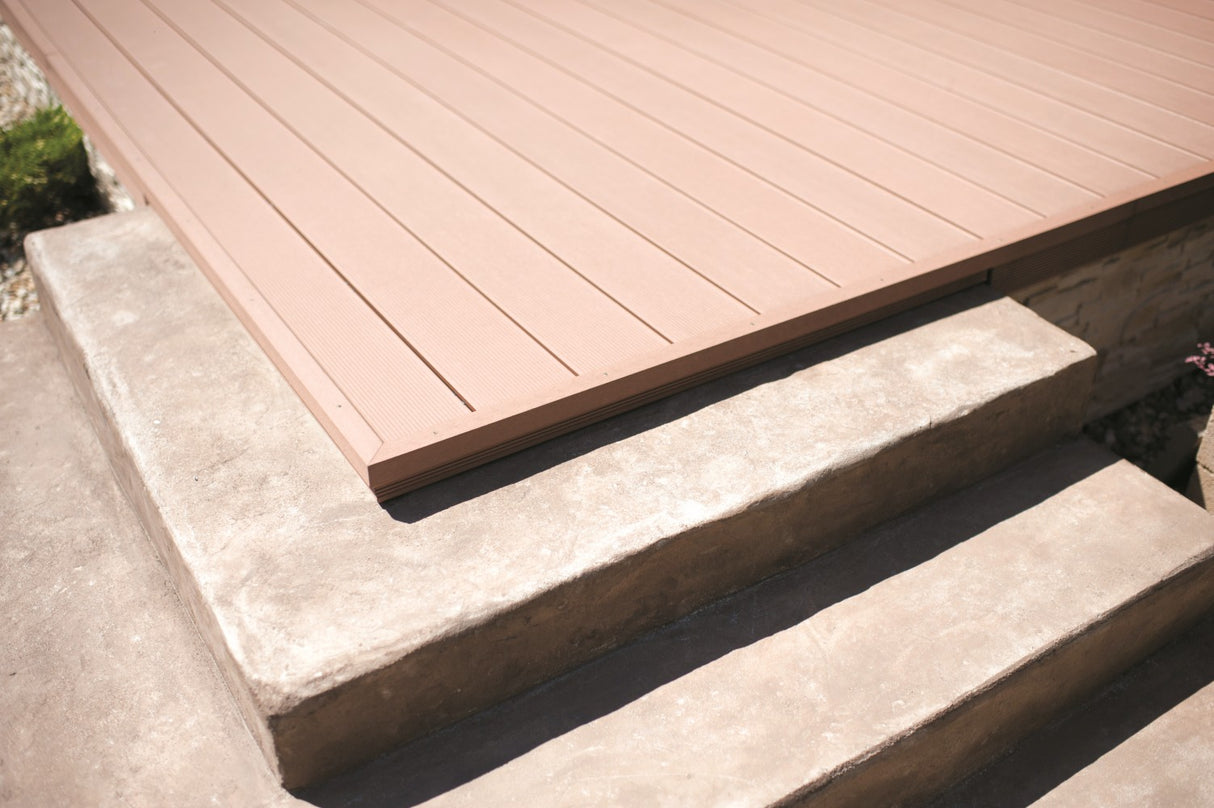 WPC podlahová doska 138x23x2900mm,Hnedá/Sv.hnedá