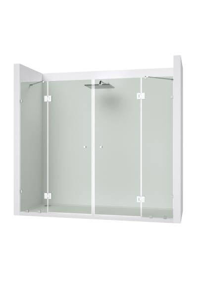 Zawias do drzwi szklanych +/- 90 stopni AISI304,