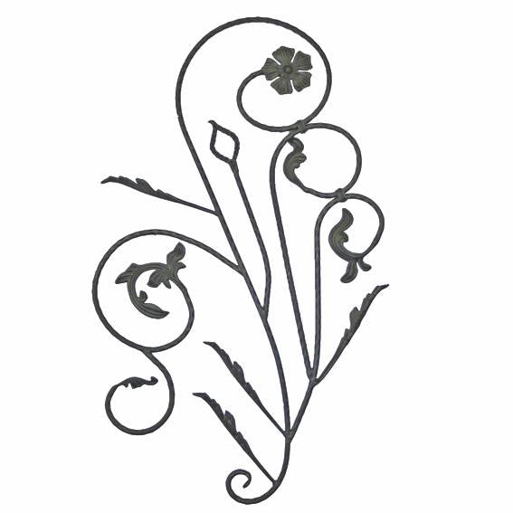 Rozeta h1120, b680, P/111-D12mm